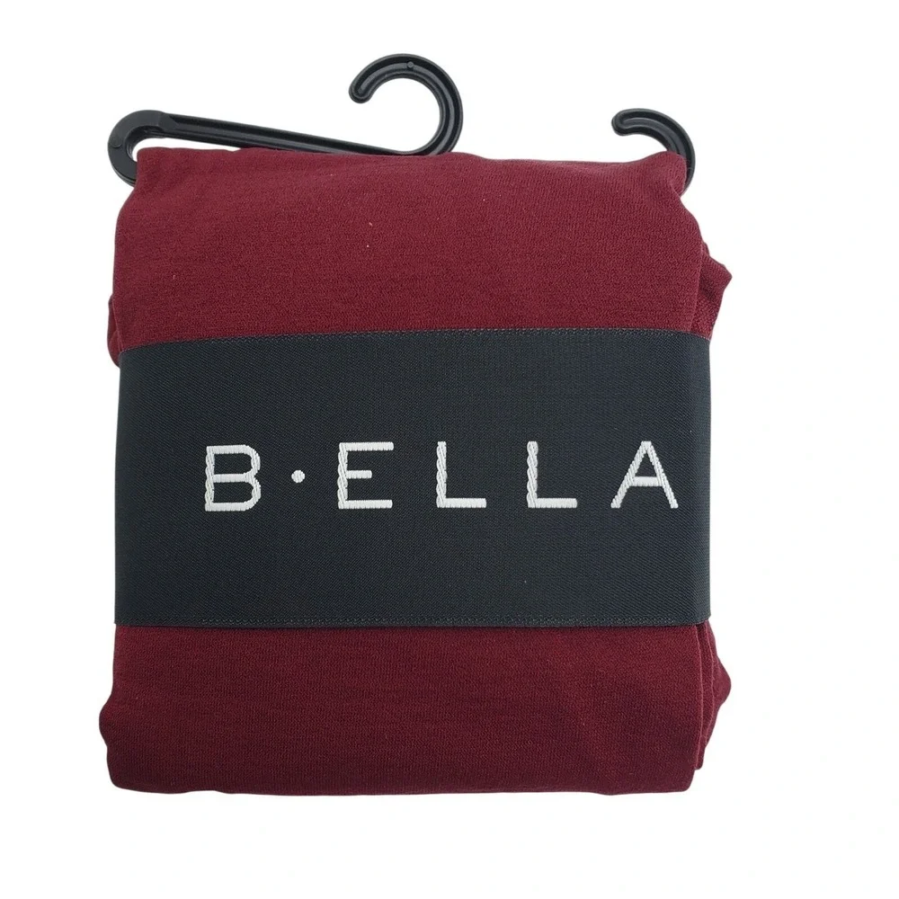 Burgundy Cotton Tights Medium Dark Red Wine B.ella Erika Opaque Fall NEW Winter